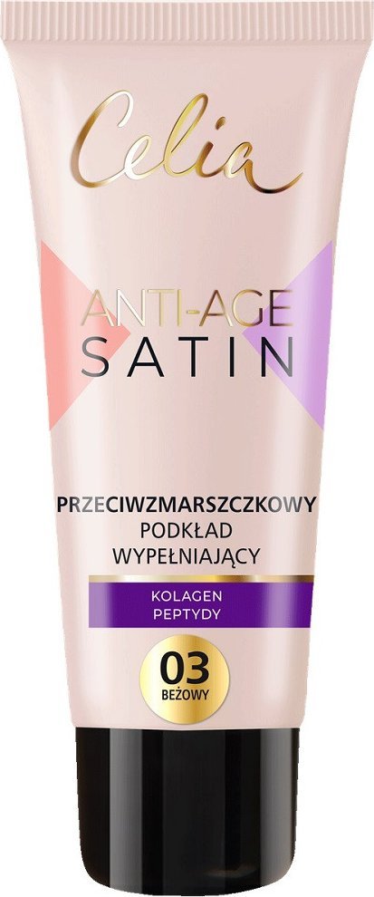 Celia Satin Anti-Age przeciwzmarszczkowy podkład wypełniający do twarzy 03 30ml