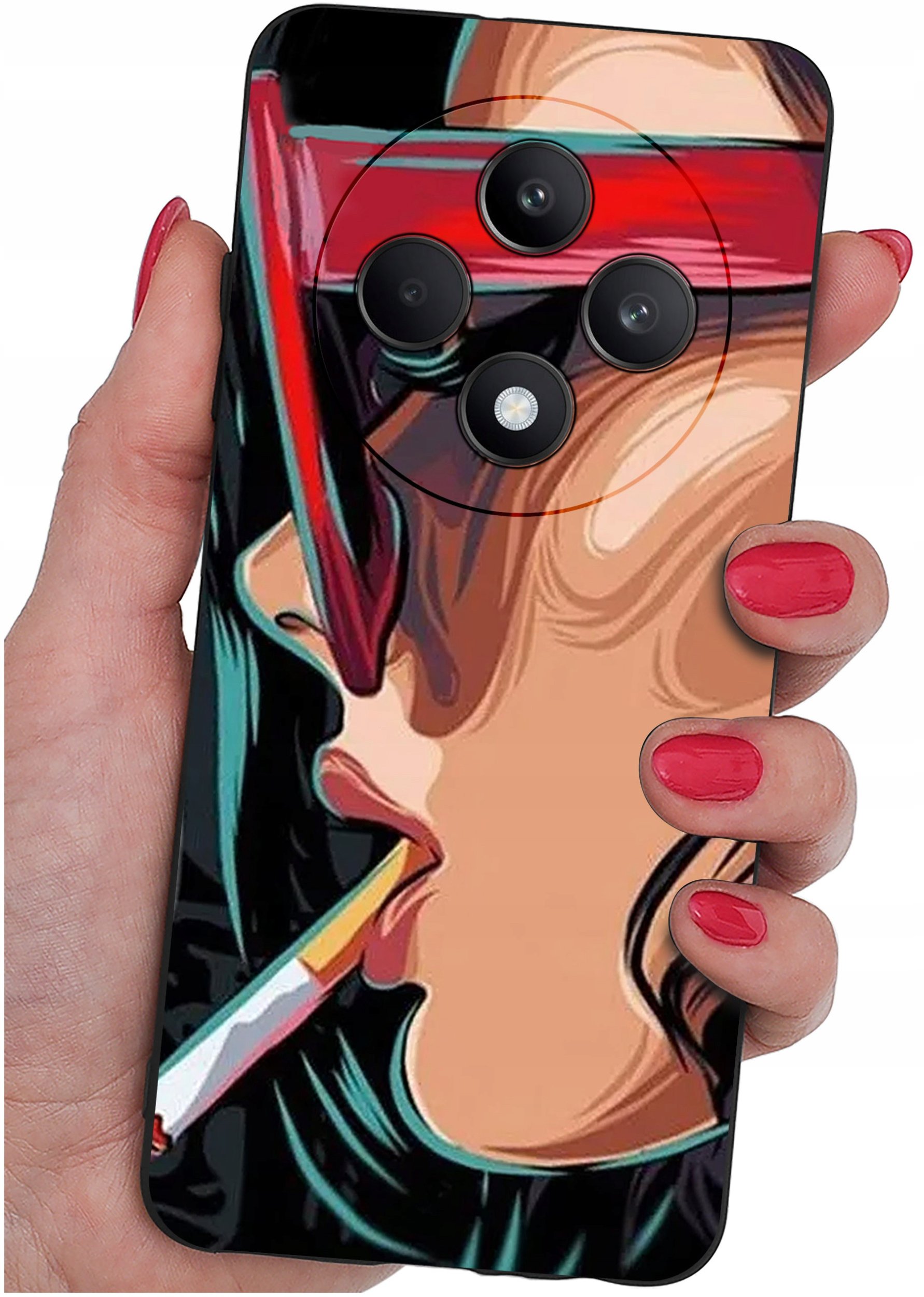 Etui do Oppo Reno 12 F 5G | 12 FS 5G WZORY |SILIKONOWE MATT CASE + SZKŁO 9H