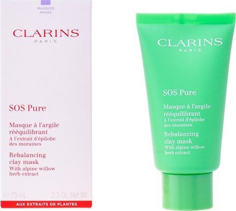 Clarins SOS Pure przywracająca równowagę maska z glinką