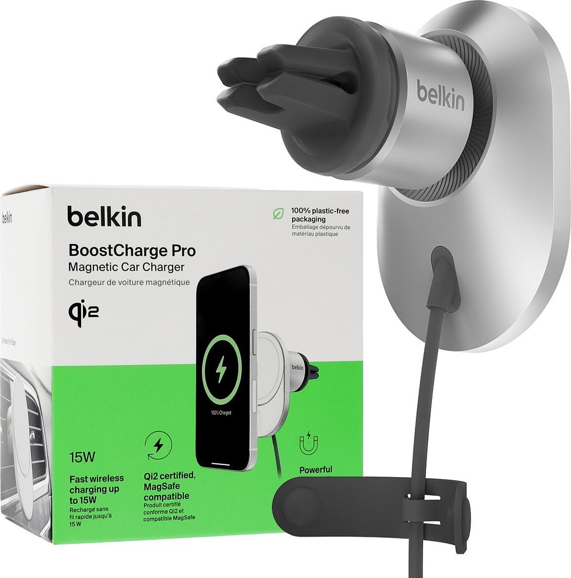 Belkin Uchwyt magnetyczny do samochodu BoostCharge Pro Magnetic