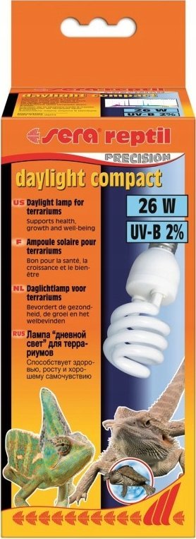 Sera Żarówka Reptil daylight compact / 2 % UV-B / 26 W