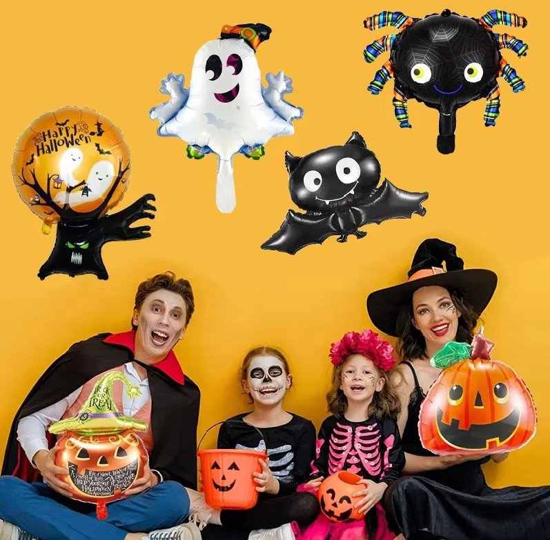 Balon Nietoperz Wampir Halloween Zestaw 5 Sztuk