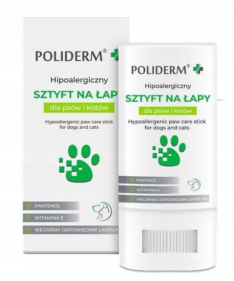 JM SANTE POLIDERM HIPOALERGICZNY SZTYFT NA ŁAPY 14,5g