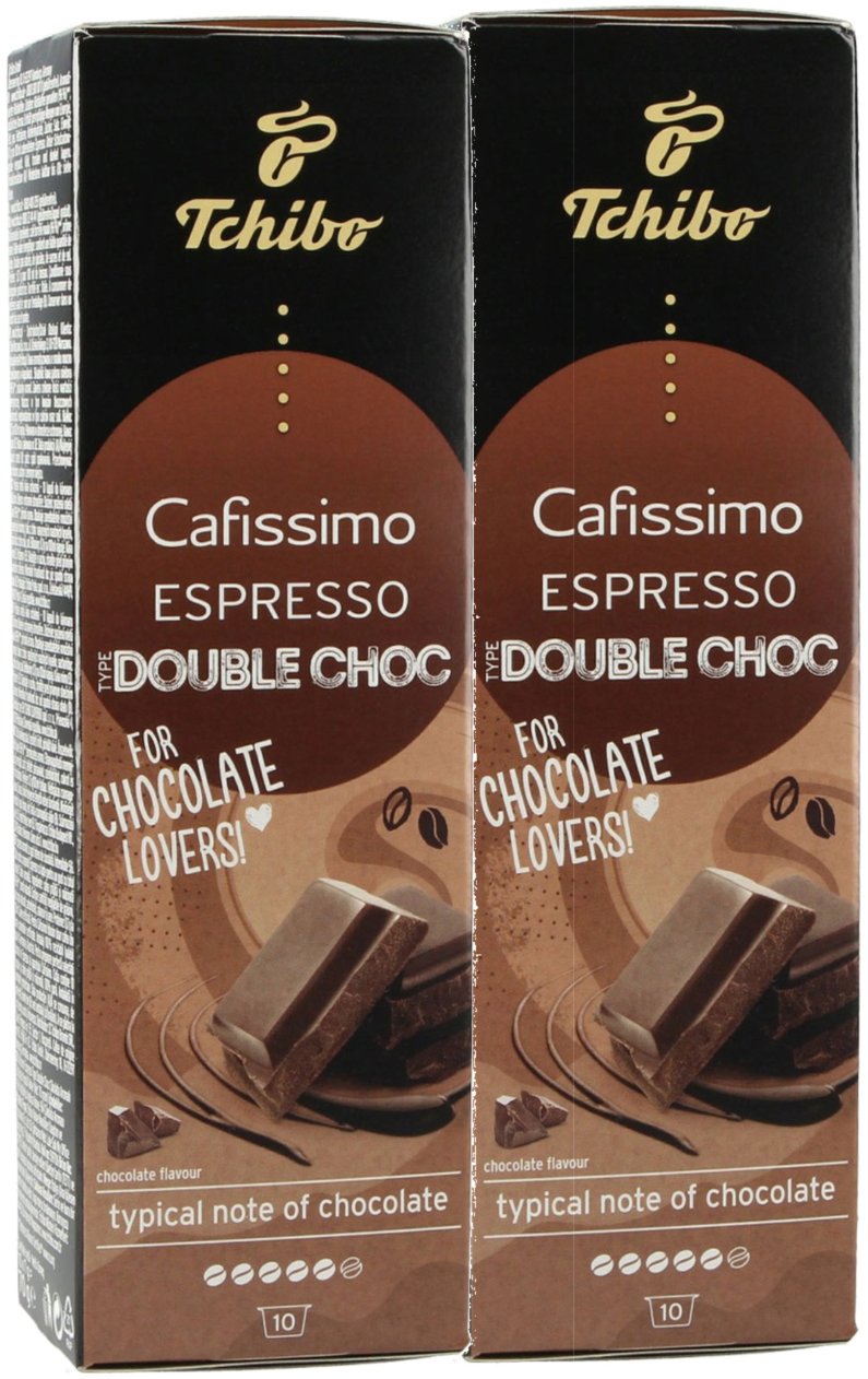 Tchibo Kapsułki Cafissimo Espresso Double Chocolate 2x10 szt.
