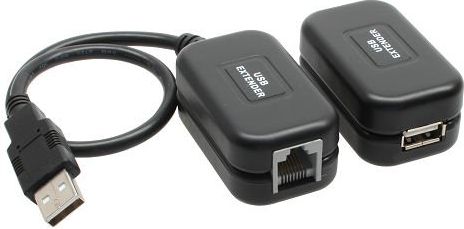 Adapter USB InLine USB - RJ45 Czarny (33600A)