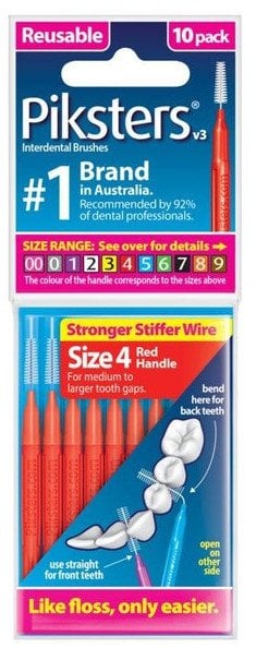 PIKSTERS SZCZ.M/Z SIZE.4 - CZERWONE (ISO