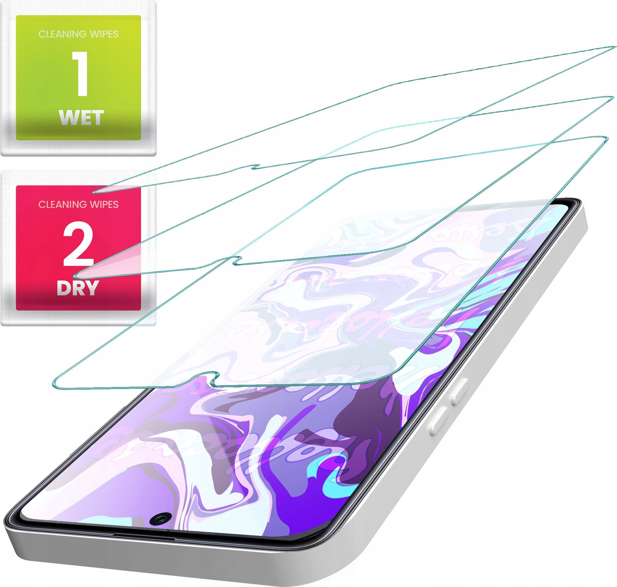 Hello Case 3-PAK Szkło Hartowane do Moto G52 / G72 / G82 (szybka 9H, płaskie,ochronne)