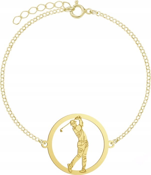 Radziszewska Jewellery Pozłacana Bransoletka Golf GRAWER GRATIS