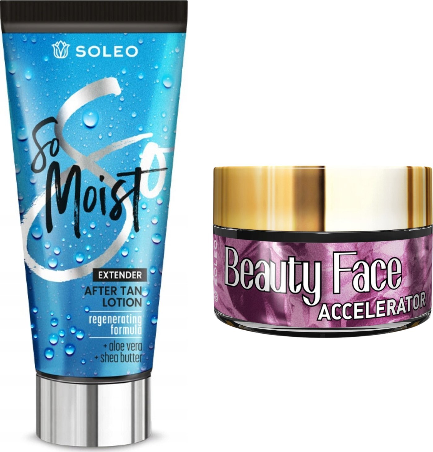 Soleo Soleo So Moist Po Opalaniu + Słoiczek Beauty Face