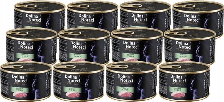 Dolina Noteci Premium z gęsią 12x185g