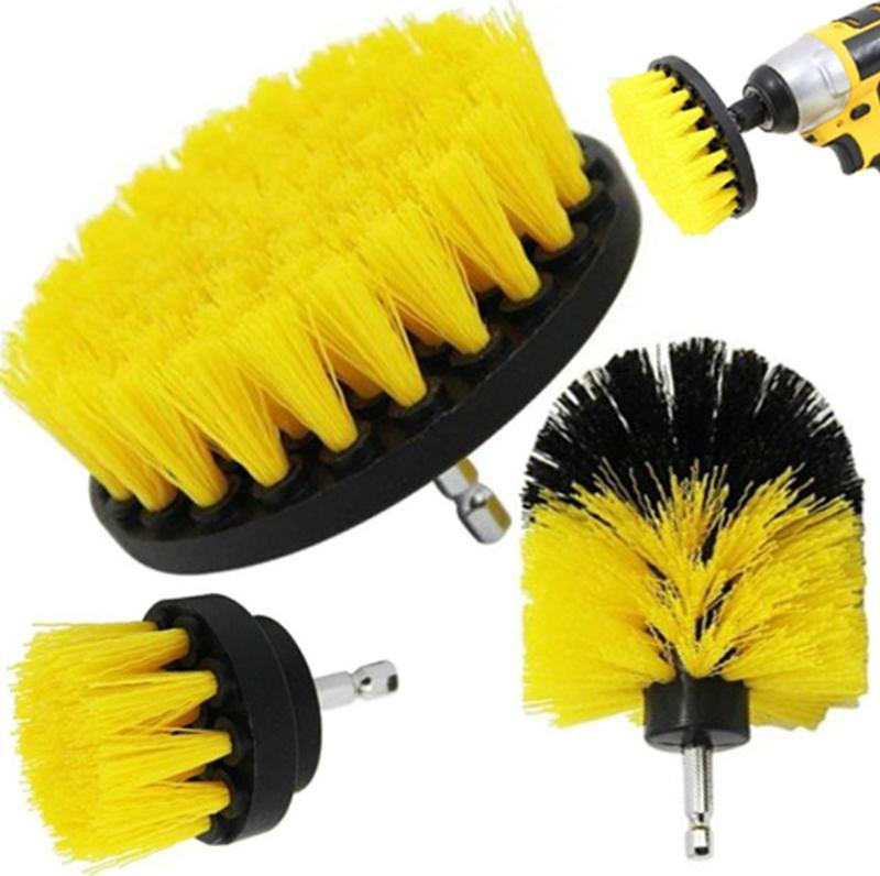 Retoo SZCZOTKI SPRZĄTAJĄCE NA WIERTARKĘ WKRĘTARKĘ 3szt