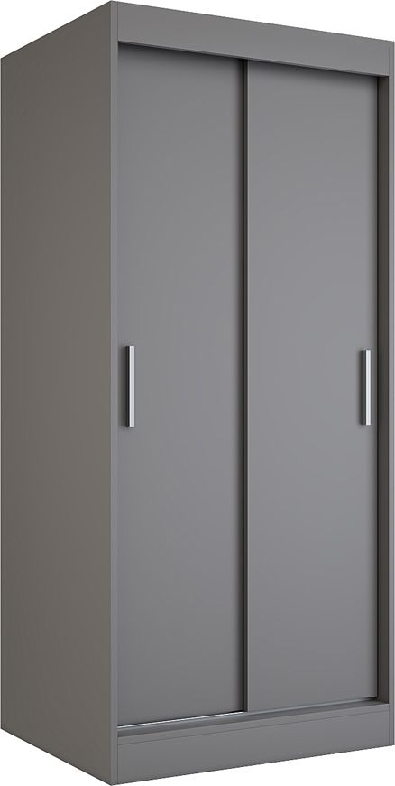 Elior Antracytowa szafa przesuwna - Corina 2X