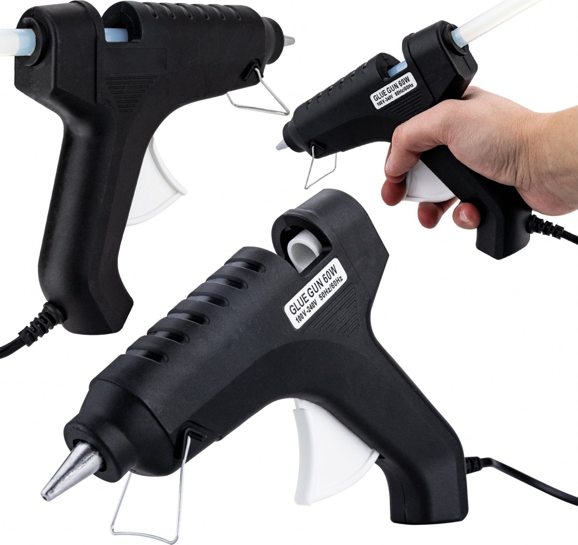 Pistolet do kleju PrzydaSie Pistolet Do Kleju Klejenia Klej Na Gorąco 60W 11Mm