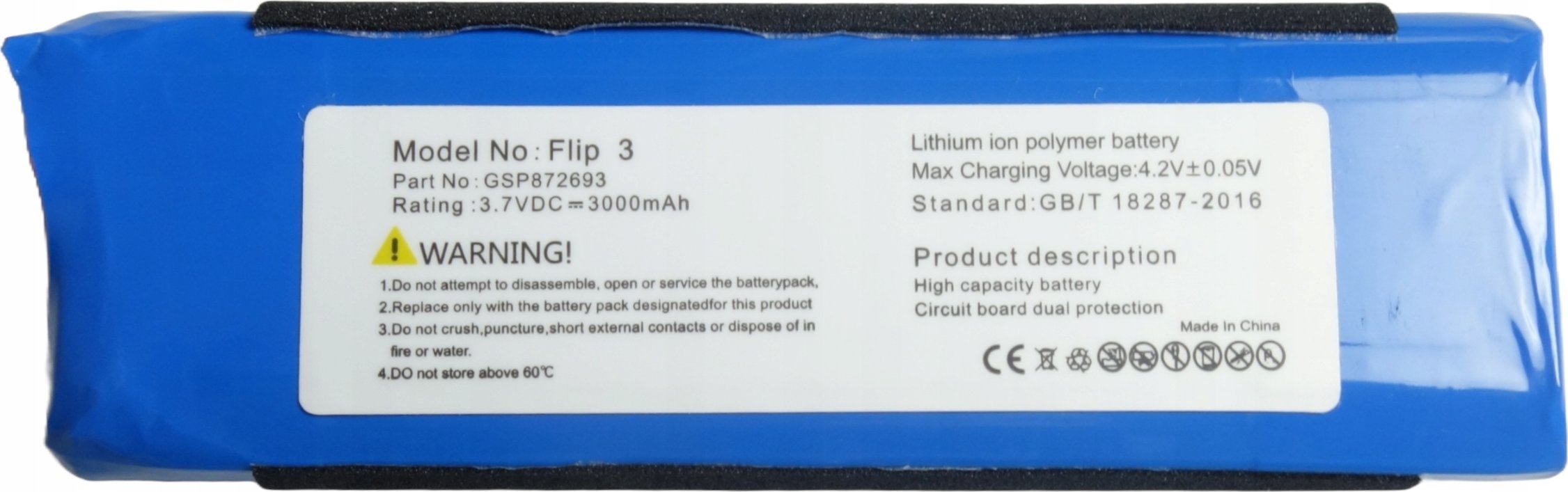 Bateria Akumulator do Głośnika JBL CHARGE 3 JML330SL 6000mAh 3,7V