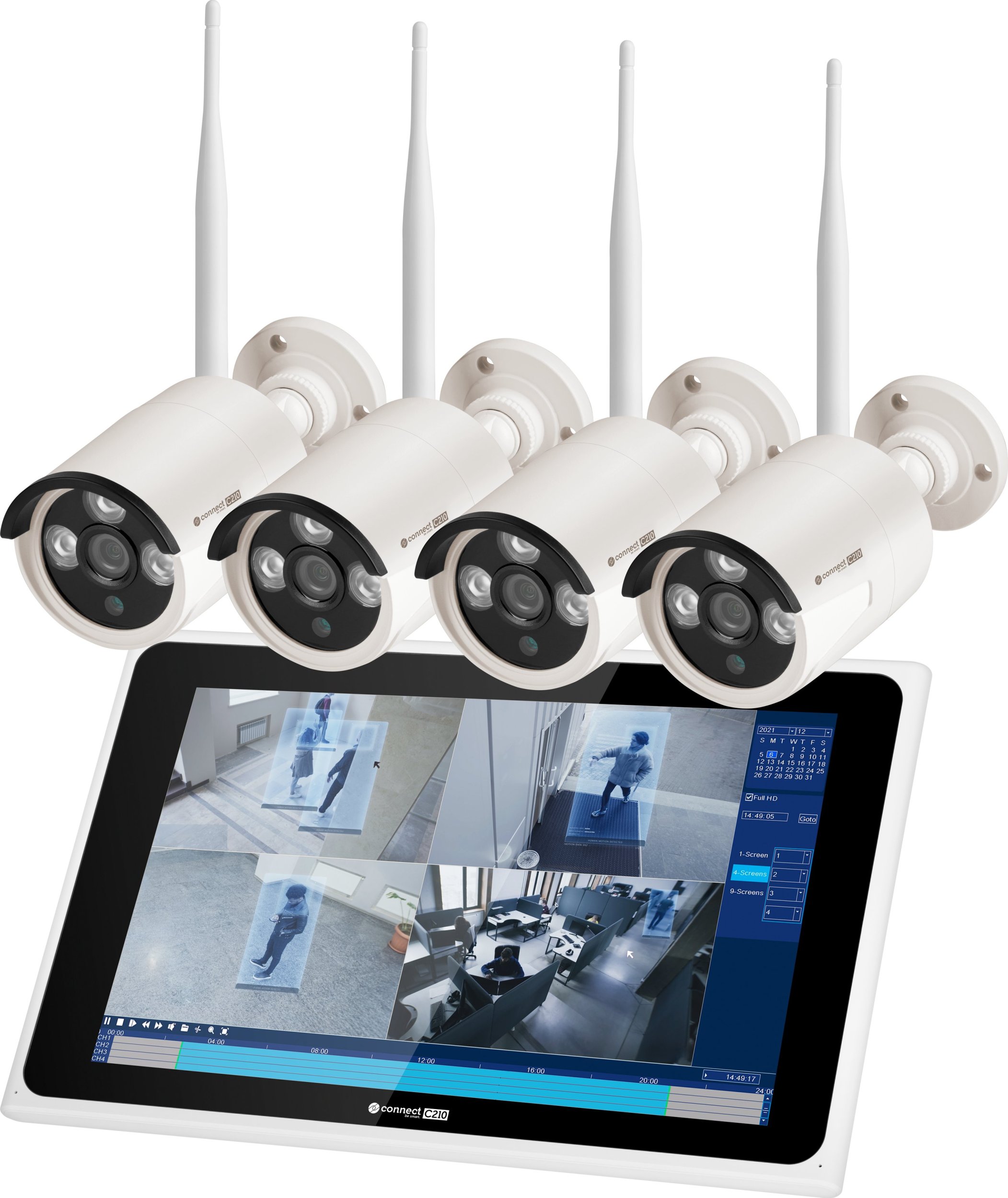 Kruger&Matz Zestaw do monitoringu WiFi Kruger&Matz Connect C210 Tuya