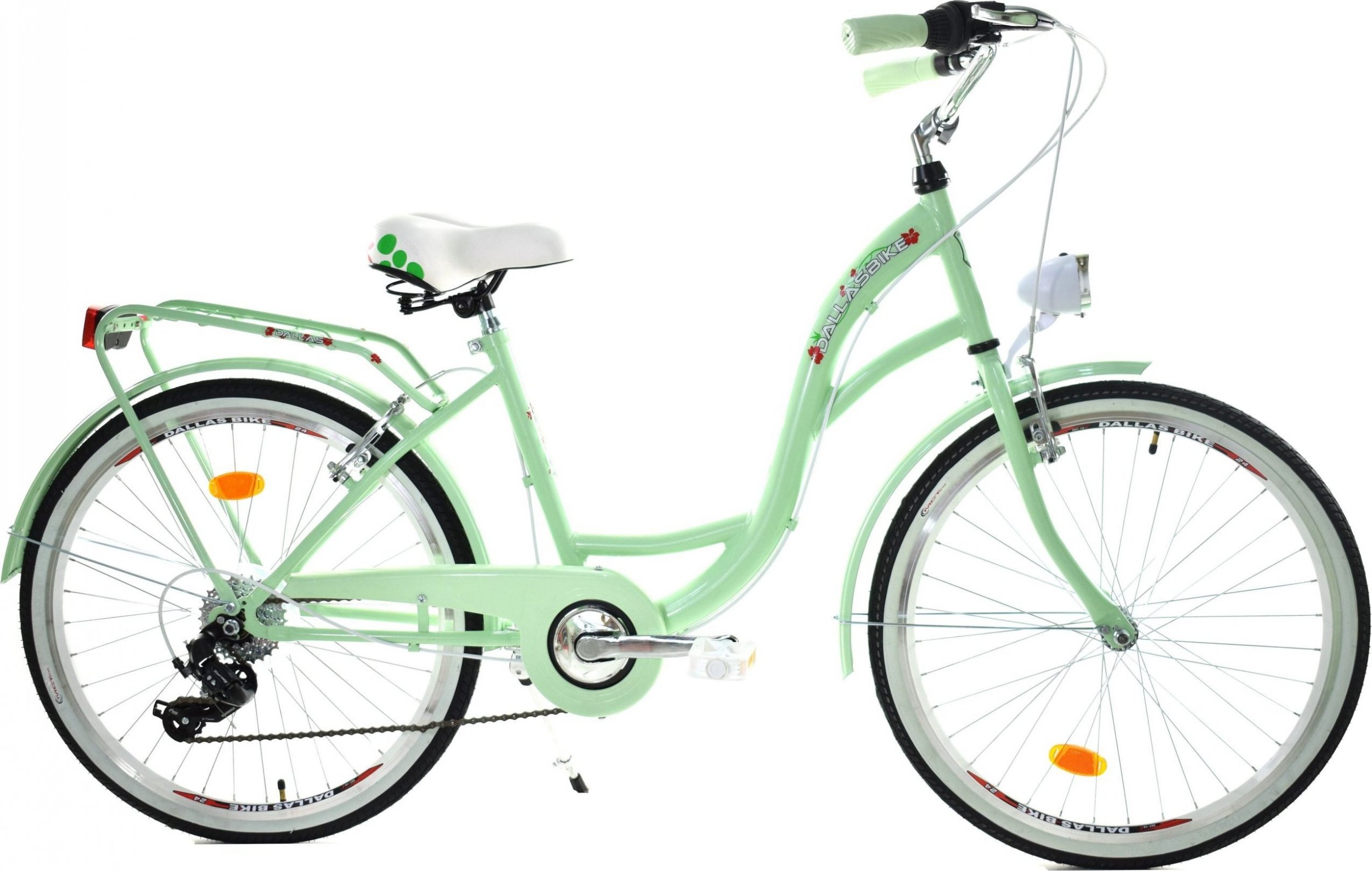 Dallas Bike Rower Dallas City Junior 24" 6spd - miętowy