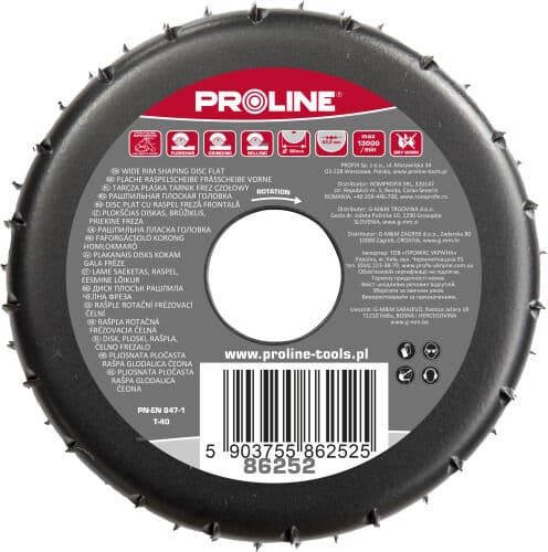Profix TARCZA PŁASKA TARNIK GRUBE ZĘBY FREZ CZOŁOWY 120MM PROLINE