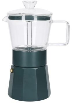 Kawiarka włoska szklana VERONA zielona 6 tz / La Cafetiere