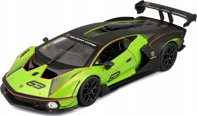 Bburago Bburago Race Lamborghini Essenza SCV12 Model Vehicle (green/black)