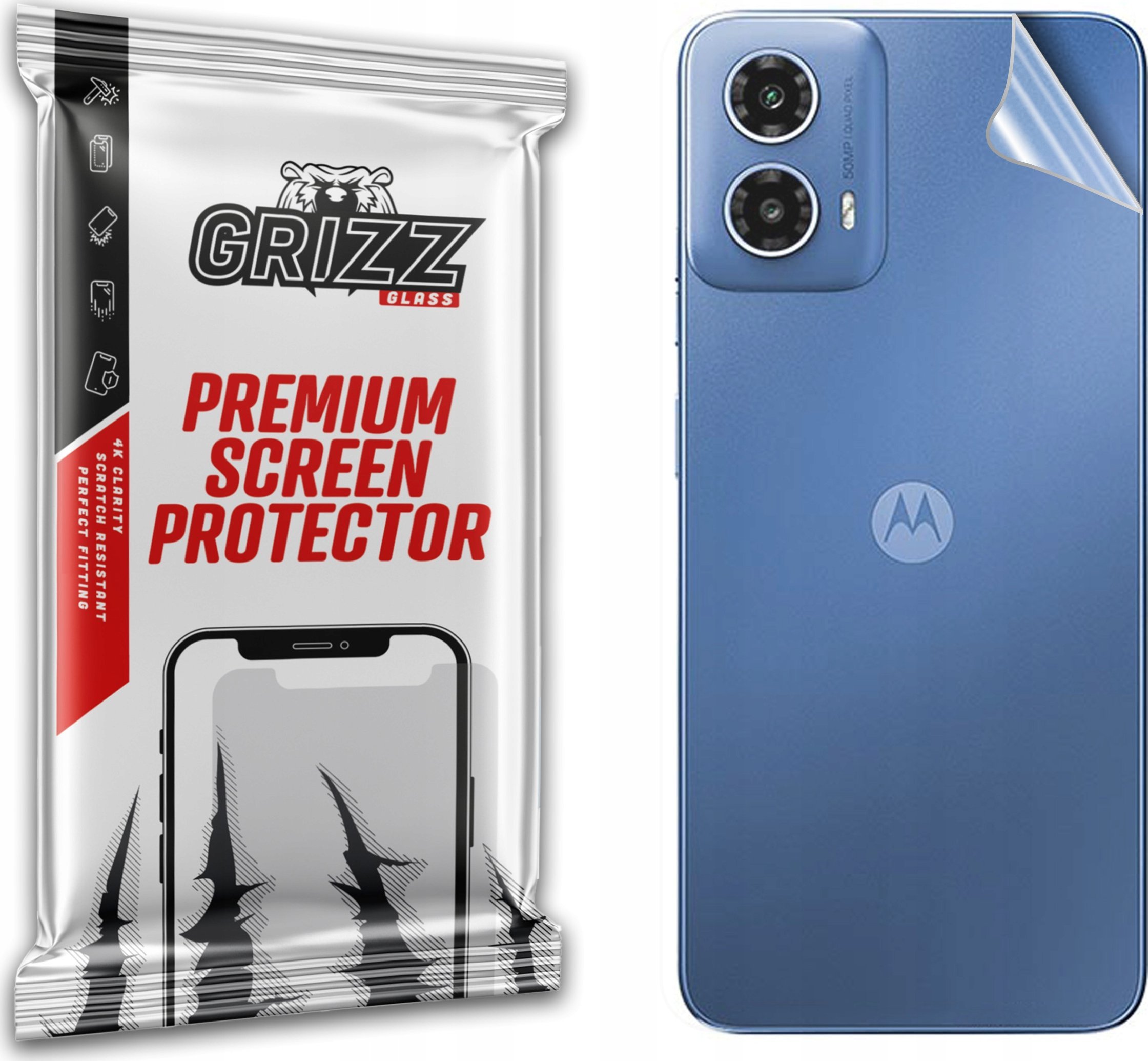 GrizzGlass Folia na tył GrizzGlass SatinSkin do Motorola Moto G34