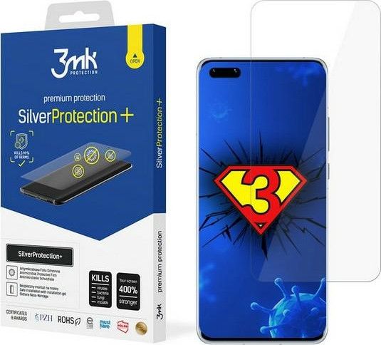 3MK 3MK Silver Protect+ Huawei Mate 40 Pro Folia Antymikrobowa montowana na mokro