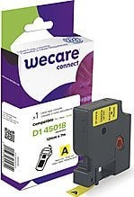 Armor WECARE Taśma ARMOR do DYMO S0720580, czarny/żółta, 12mm x 7m