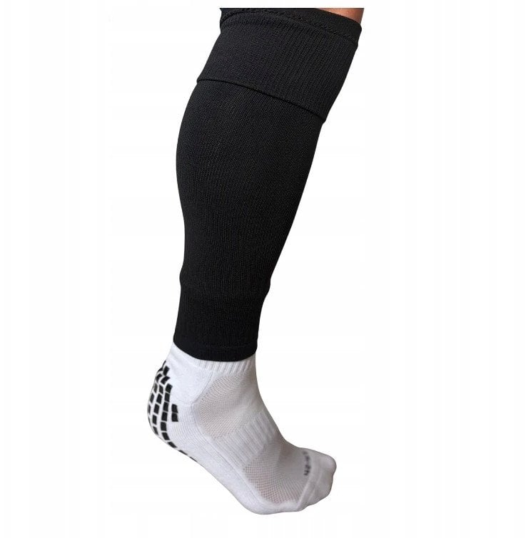 Getry/ skarpety piłkarskie czarne bez stóp 37-41