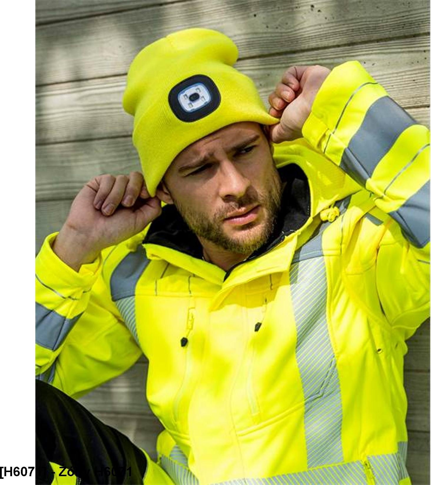 Ardon H6070 - LED - czapka zimowa z latarką - Żółty H6071