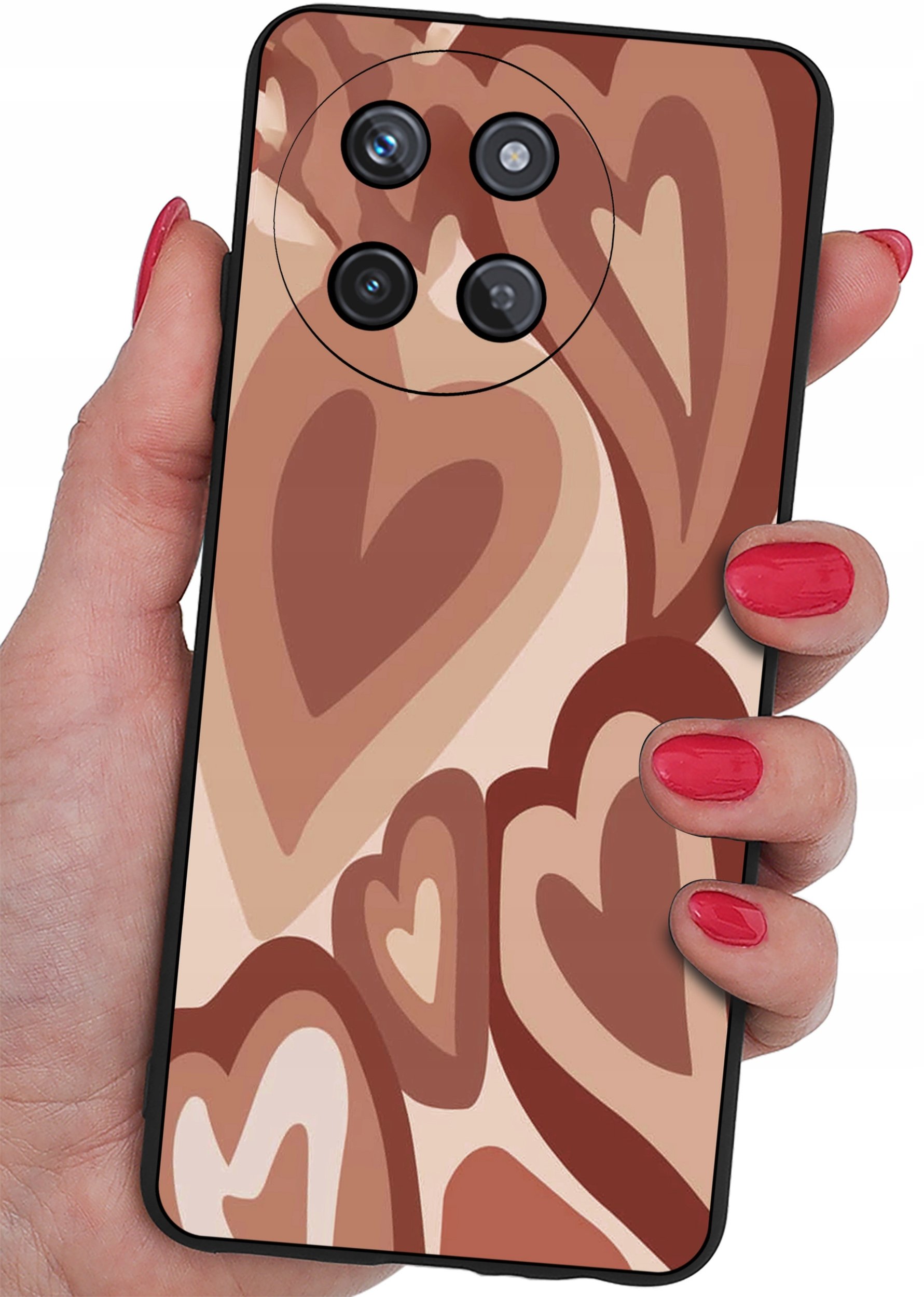 Etui do Realme 11 4G CASE WZORY MATT PLECKI + SZKŁO OCHRONNE 9H