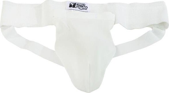 Ochraniacz na Krocze Suspensor Profight Cotton 1111 biały M