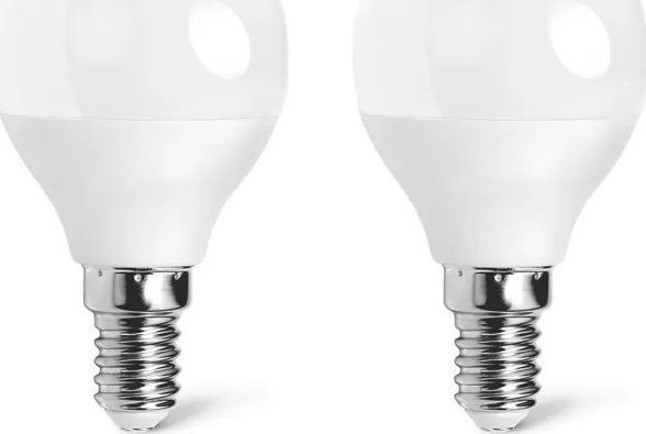 Aigostar Żarówka diodowa LED G45 E14 9W 2 szt. Żarówka diodowa LED G45 E14 9W 2 szt.