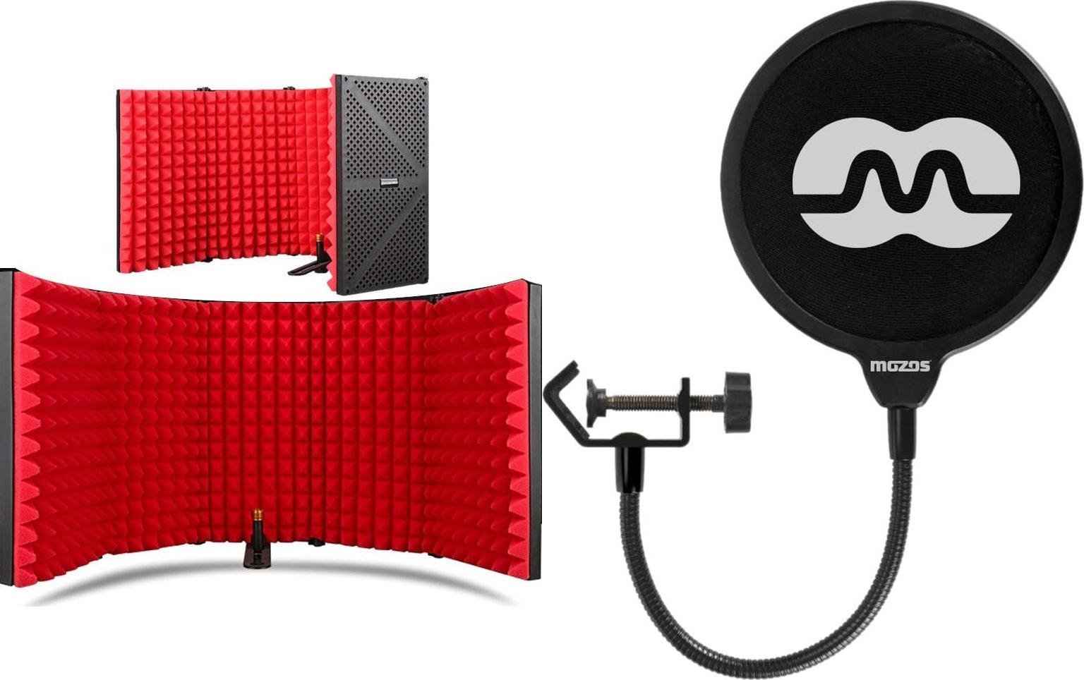 Mozos Mozos Game Kabina akustyczna do mikrofonu + Pop filtr mikrofonowy PS-1