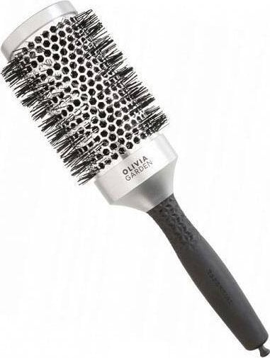 Olivia Garden Olivia Garden Essentials Blowout antystatyczna szczotka do modelowania włosów Classic Silver 55mm