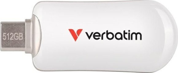 Pendrive Verbatim Plectra 512GB USB-C biały/white 30231