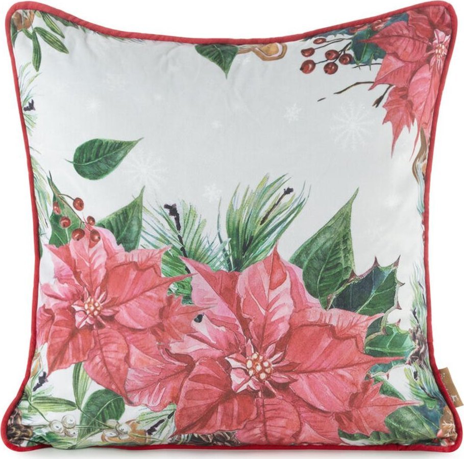 Eurofirany POSZEWKA ŚWIATECZNA JINGLE37 45 X 45 CM RÓŻOWY