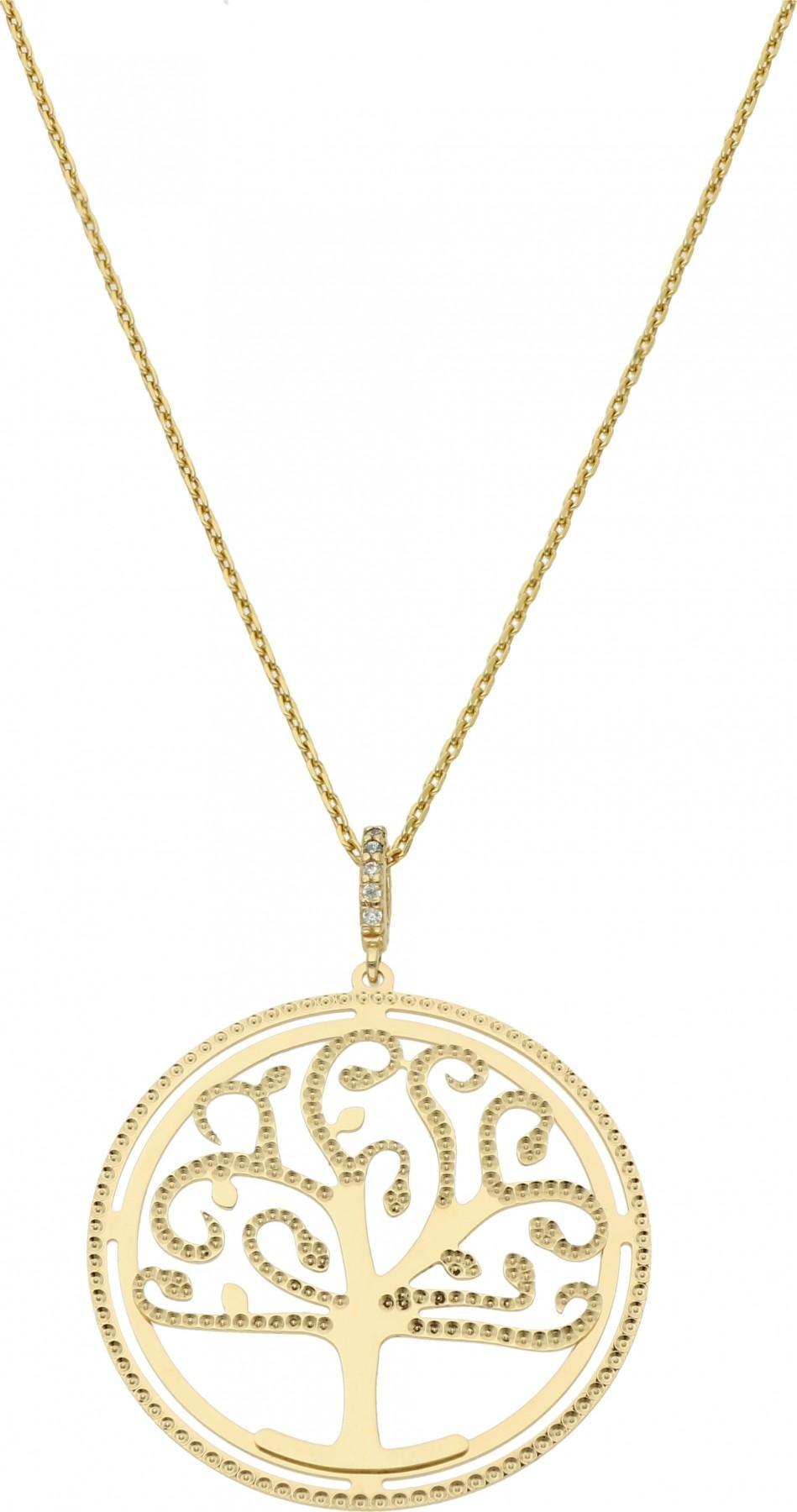 Rosanto Duża złota zawieszka drzewko szczęścia 585 14k