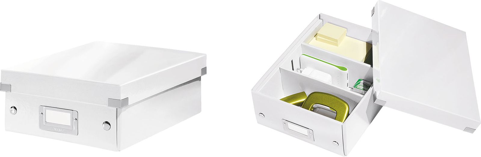 Leitz PUDŁO LEITZ Z PRZEGRÓ.C&S BIA.MAŁ.6057 PUDŁO LEITZ Z PRZEGRÓDKAMI MAŁE 60570001 - 60570001