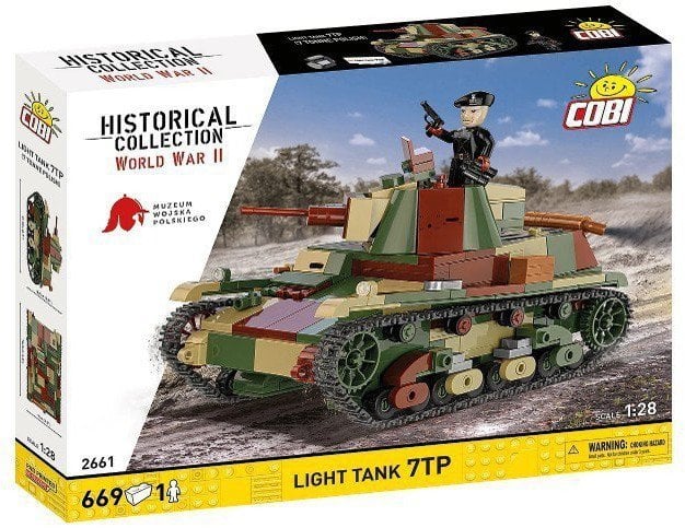 Cobi Klocki Klocki Light Tank 7TP 669 elementów