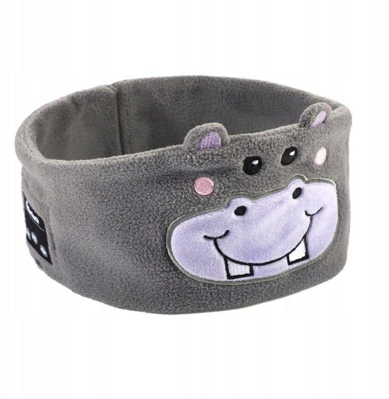 OPASKA na oczy do SPANIA SŁUCHAWKI DZIECI Hipcio