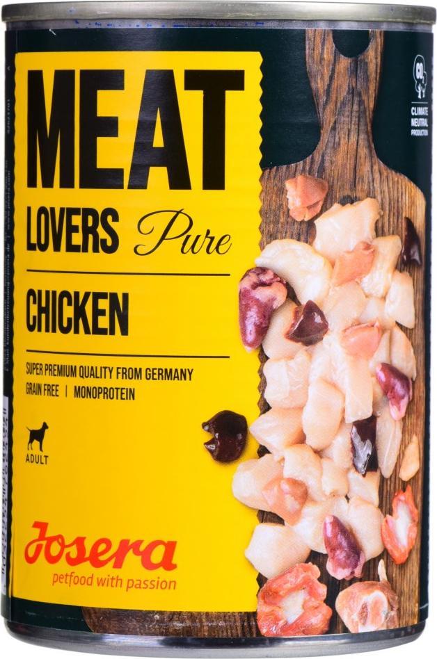 Josera Meatlovers Pure Kurczak karma mokra dla psów 400g