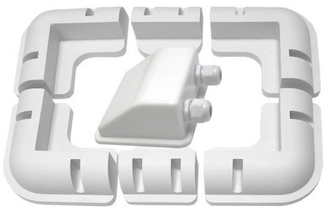 Komplet uchwyty narożne do paneli słonecznych 7 elementów