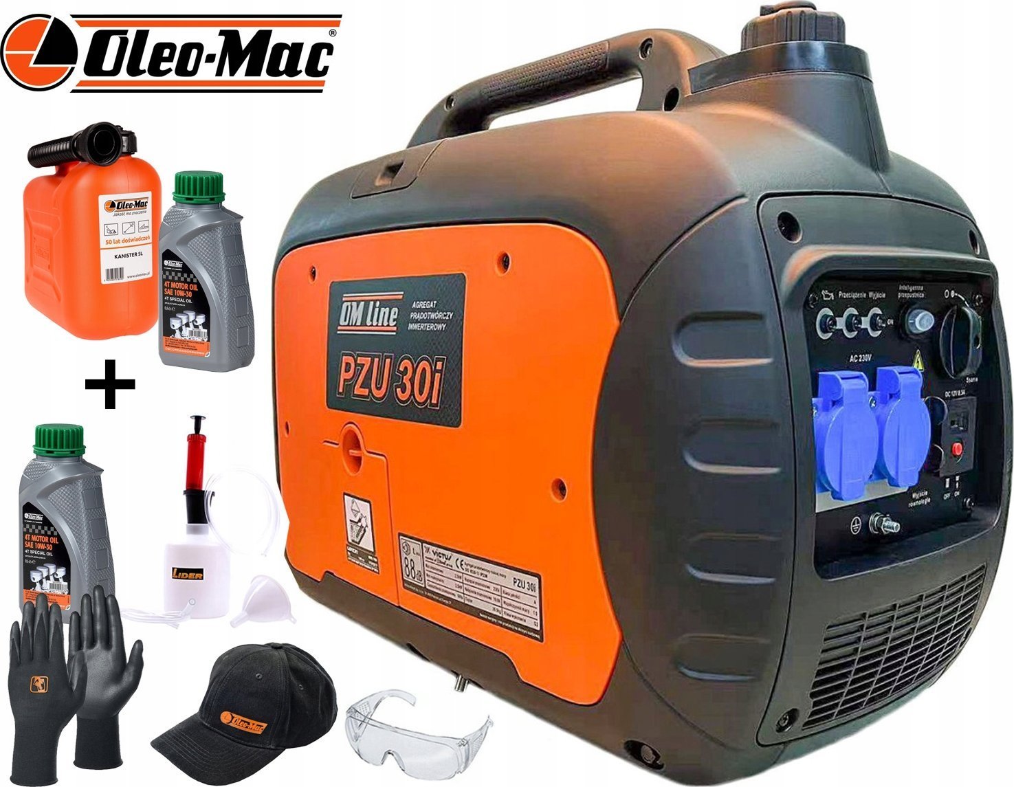 Agregat Sourcing OLEO-MAC INVERTER GENERATOR PZU 30i 2.3 KW
