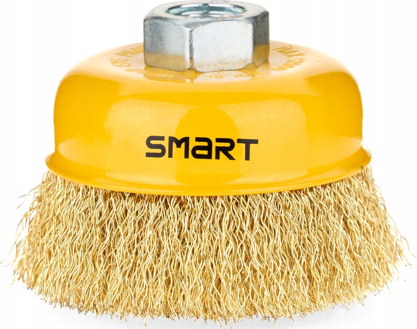 Smart szczotka druciana garnkowa 75mma, mosiądzowana smart