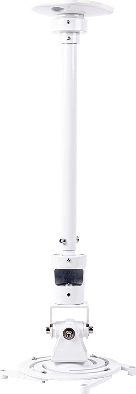 Uchwyt do projektorów Duronic Duronic PB08XL Uchwyt projektora sufitowy ścienny | wieszak | ramię do projektora rzutnika | waga do 10 kg | regulowana