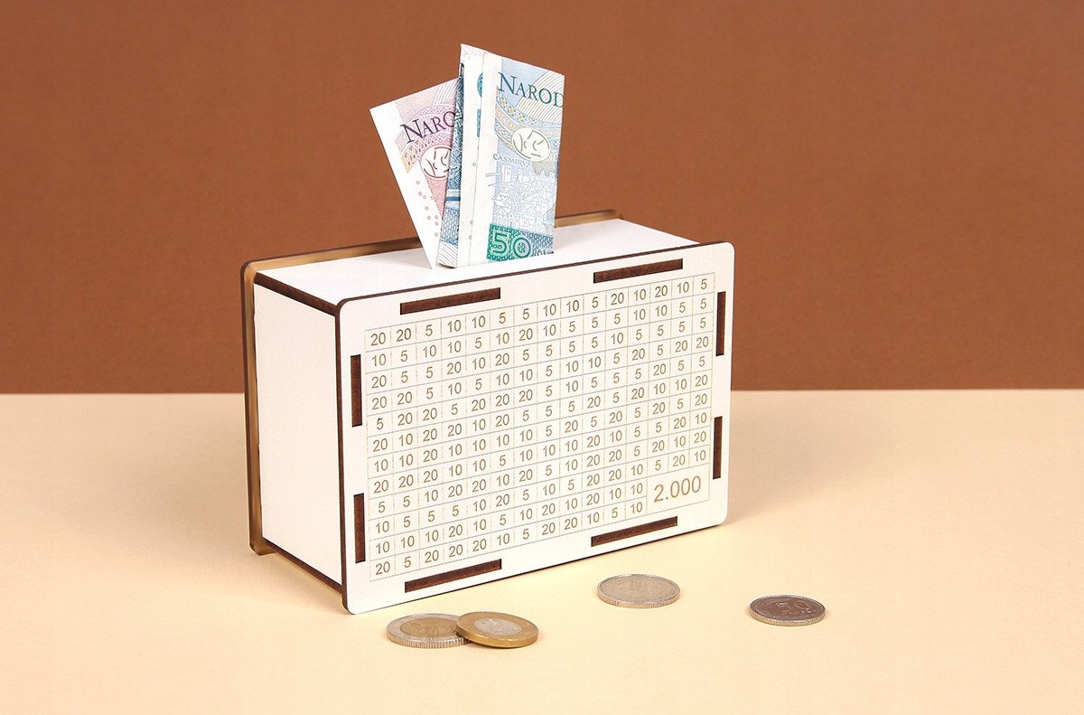 Skarbonka wykreślanka 2000 złotych