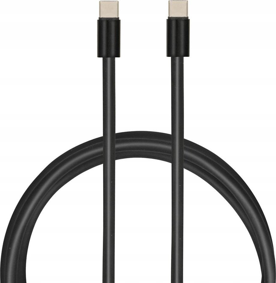 Kabel USB iBOX USB-C - USB-C 1 m Czarny (IKUTCS1B)