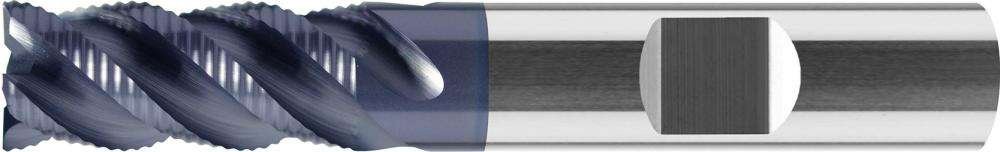 Frez do obróbki zgrubnej,pełnowęglikowy 16mm 5-ostr. TiAlN HB typ HR n.zakład.FORMAT
