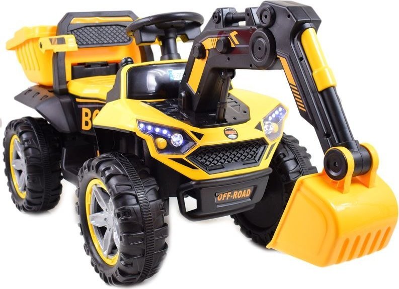 Super-Toys Koparka i wywrotka na akumulator YW1888 dla dzieci