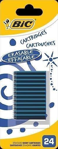 Bic Naboje do piór niebieskie 24 sztuki BIC