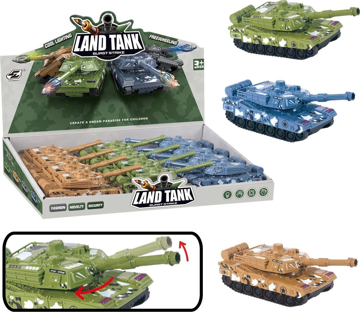 CZOŁG RUCHOMA LUFA 1SZT